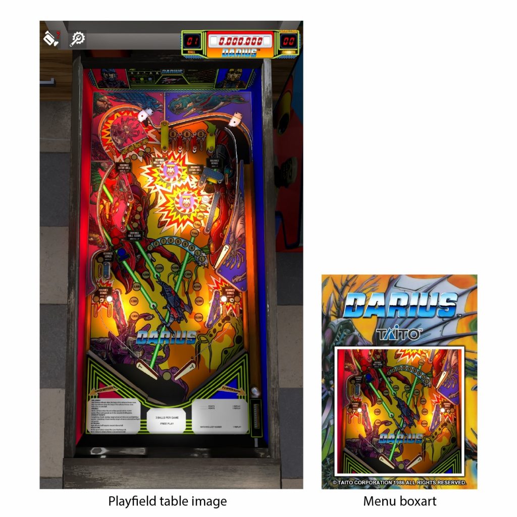 TAITO Pinball Pack 1 (For Legends 4K™ Pinball ONLY) (screenshot)