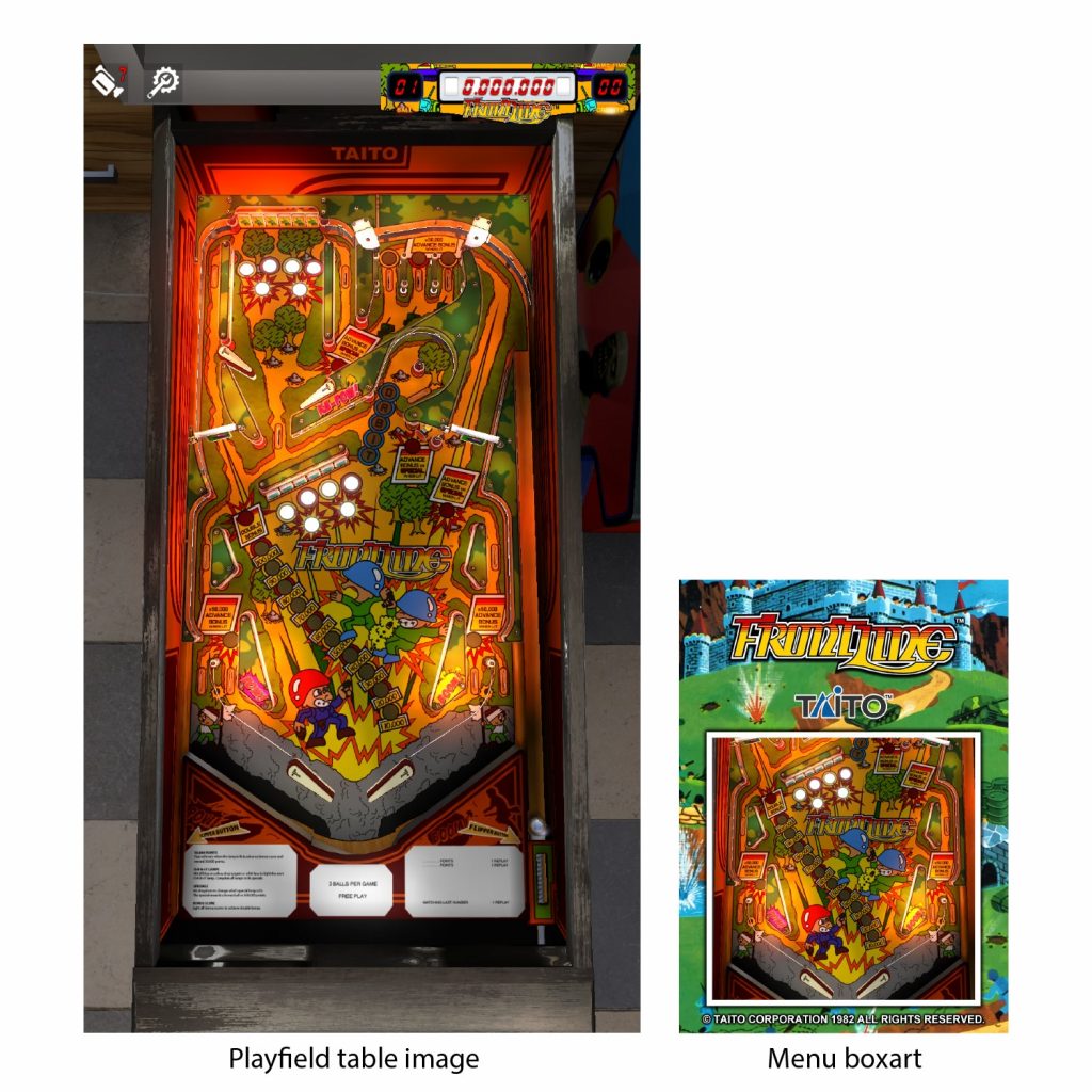 TAITO Pinball Pack 1 (Legends HD Universal Pack) (screenshot)