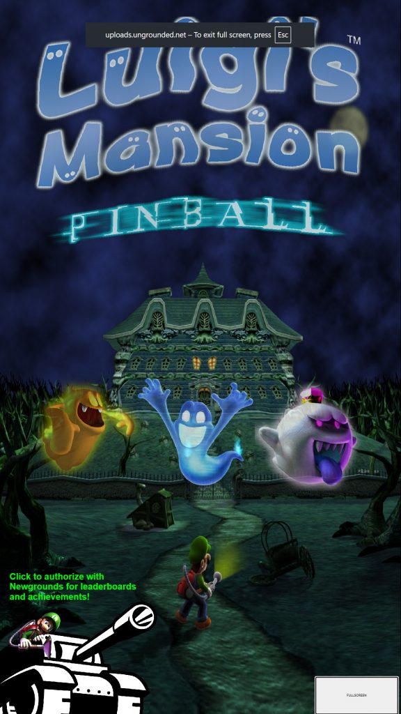 Luigi’s Mansion Pinball