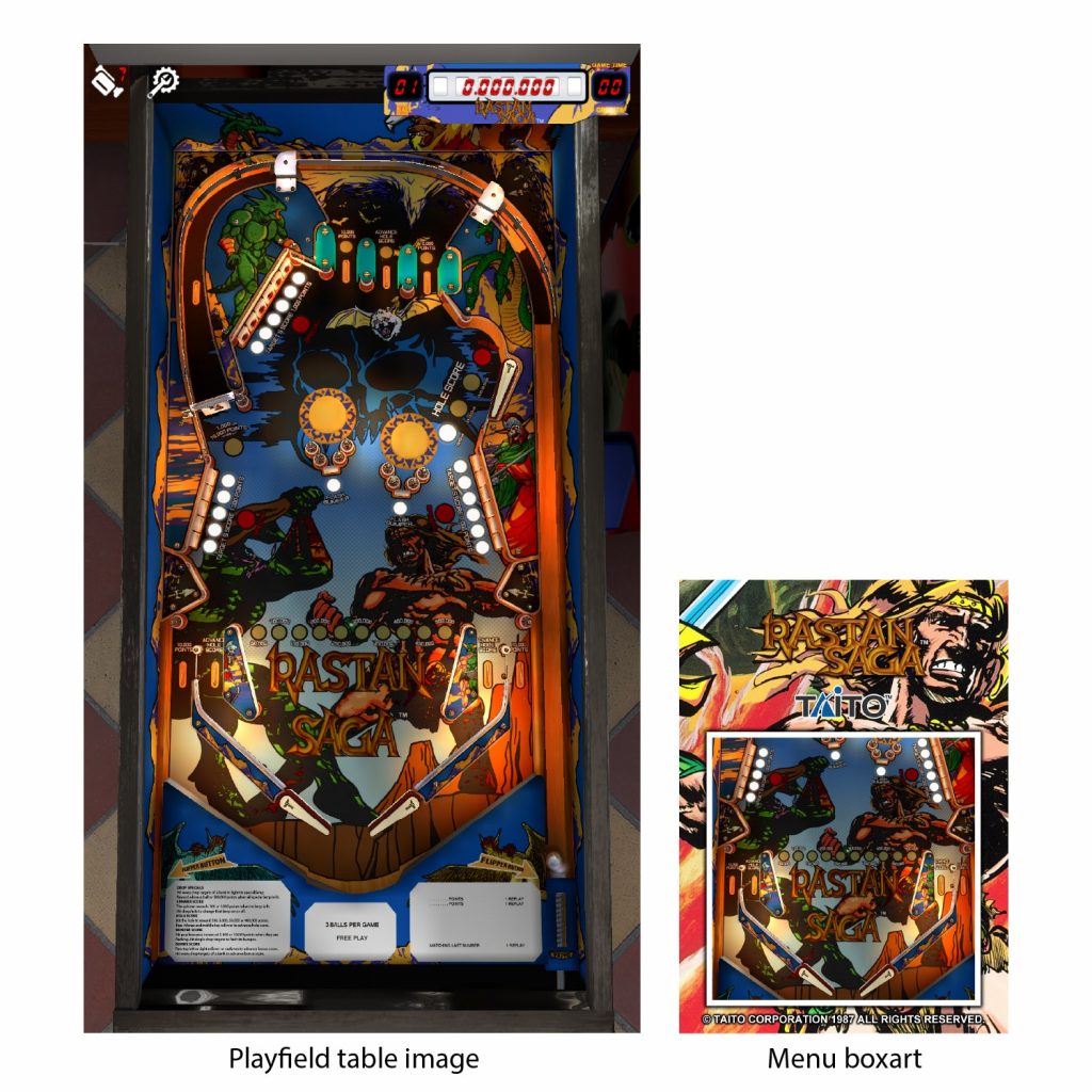 TAITO Pinball Pack 1 (Legends HD Universal Pack) (screenshot)