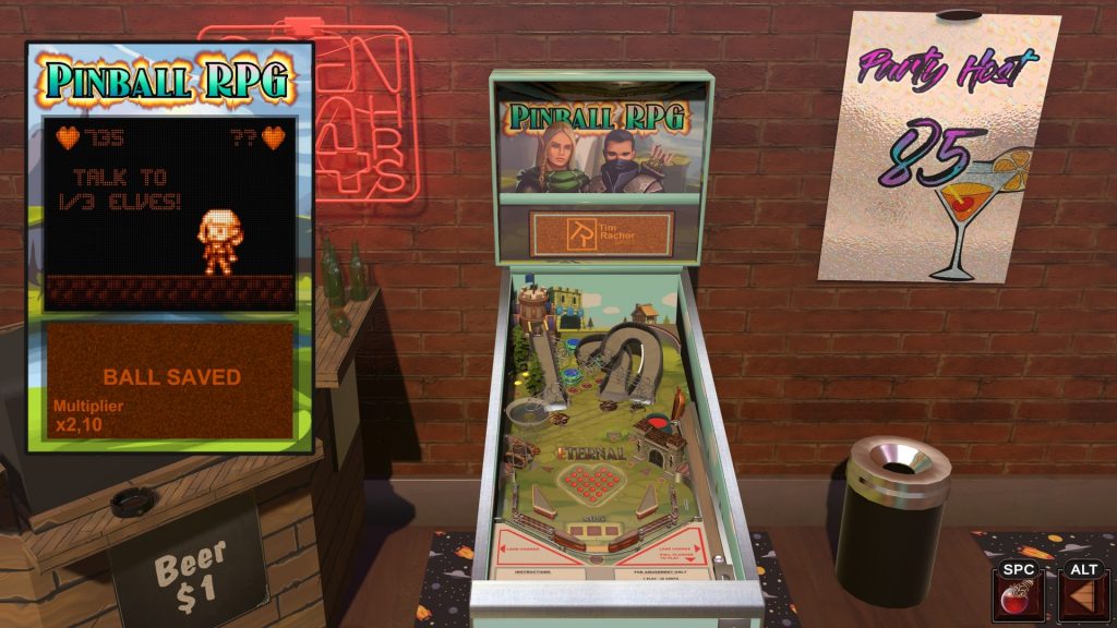 Eternal Pinball RPG (screenshot)