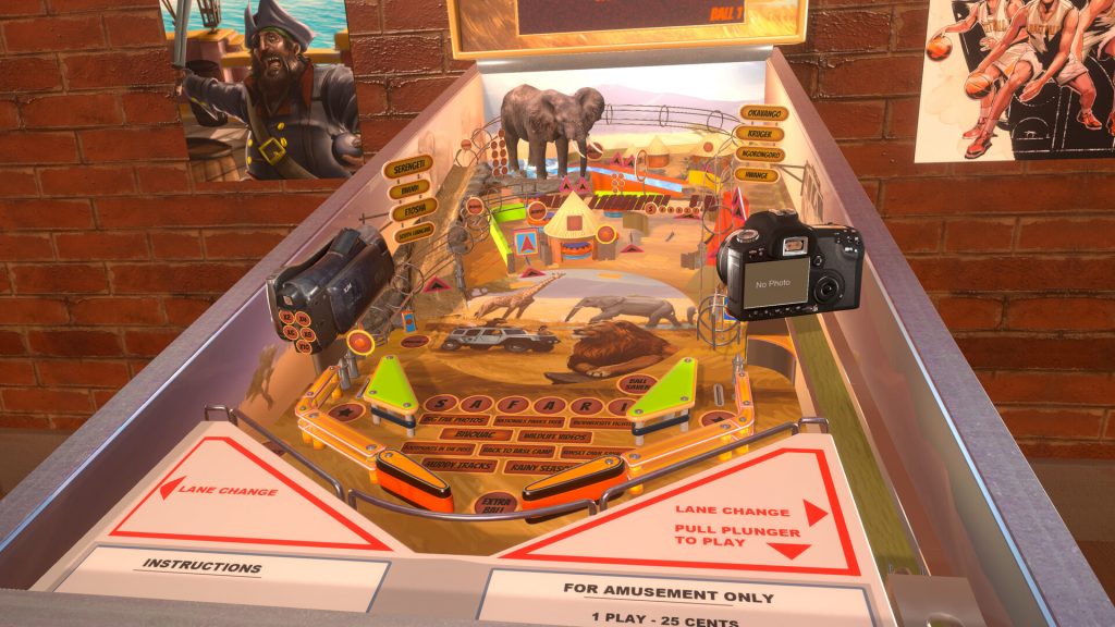 Safari Pinball (screenshot)