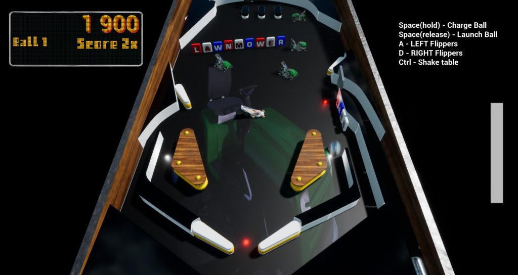 Lawnmower Game: Pinball