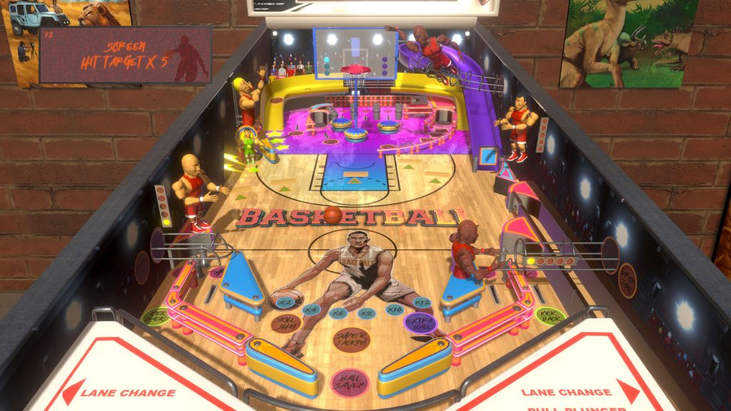Basketball Pinball (screenshot)