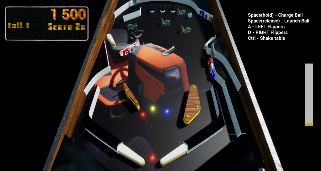 Lawnmower Game: Pinball (screenshot)