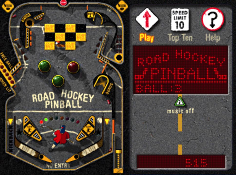 Road Hockey Pinball