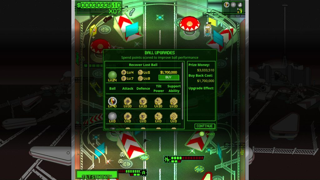 Clamor: Bounty Hunter Pinball (screenshot)
